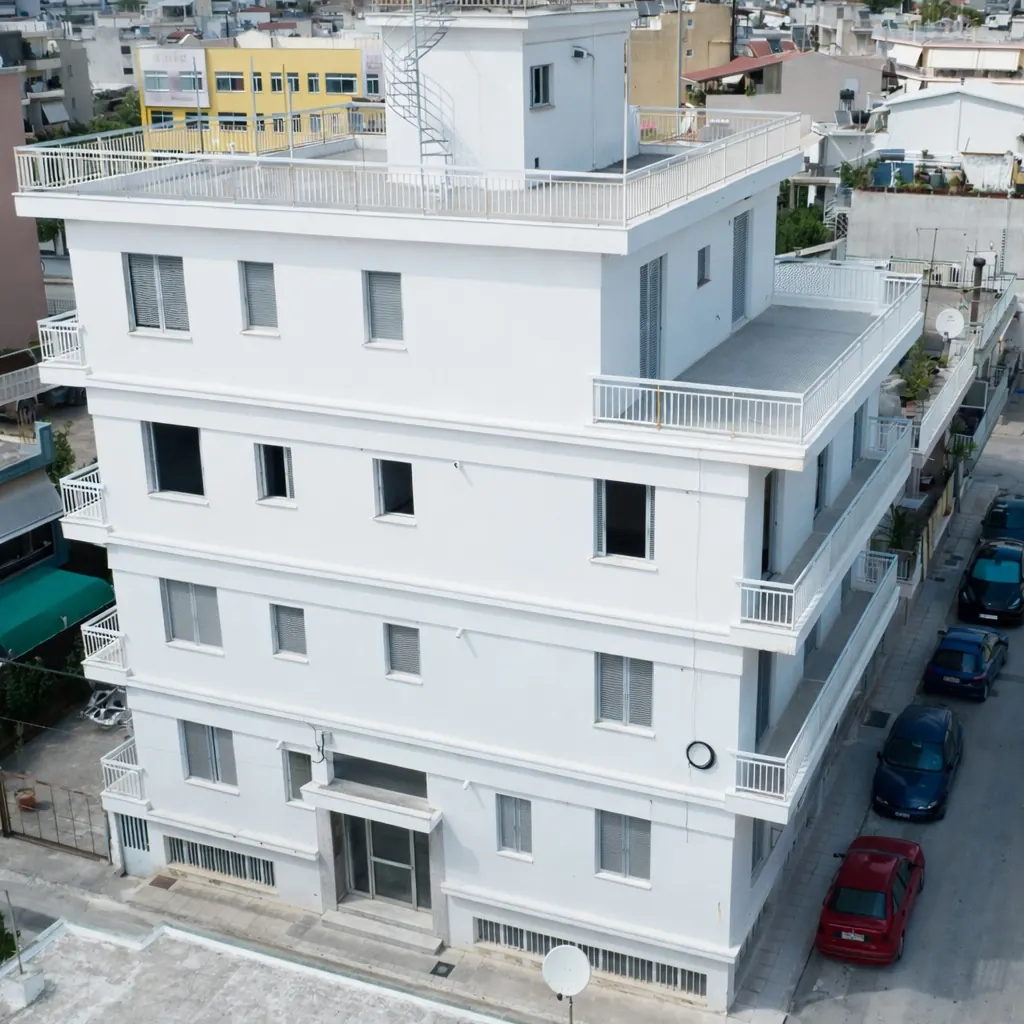 The building today on Mavromataion Street, before works